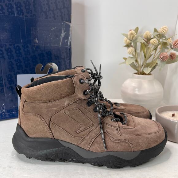 SAS Hi Country-Y Hiking Leather Water Resistant Boot Almond Brown Men 12M - Picture 3 of 11
